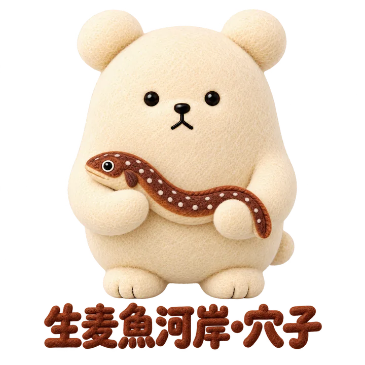生麦の、穴子のくま